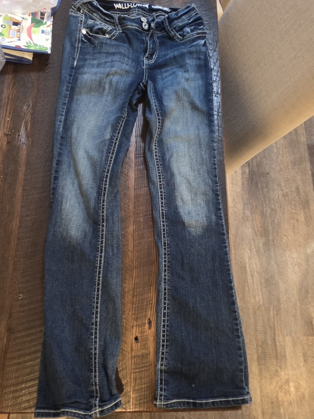 Wildflowers Women's Dark Blue Bootcut Jeans